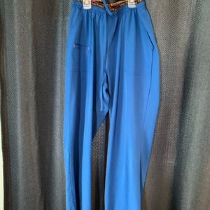 Royal blue scrub pants